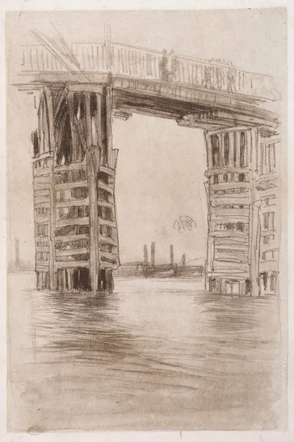 The Tall Bridge, by James McNeill Whistler, 1878