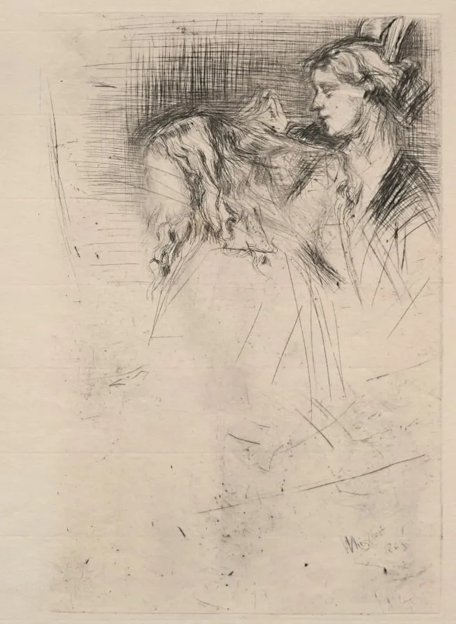 The Toilet, by James McNeill Whistler, 1863