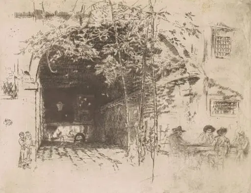 The Traghetto, No. 2, by James McNeill Whistler