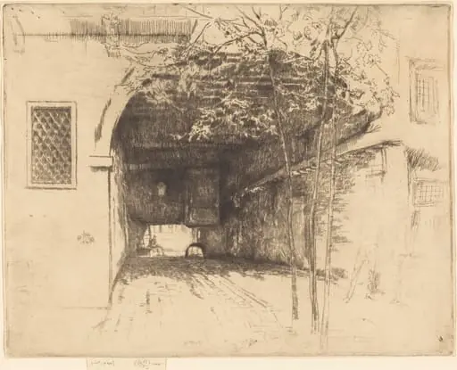 The Traghetto, No.I, by James McNeill Whistler