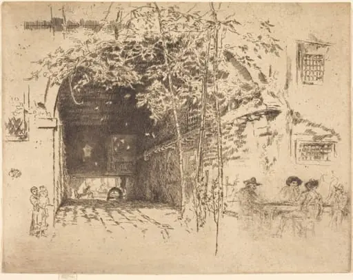 The Traghetto, No.II, by James McNeill Whistler