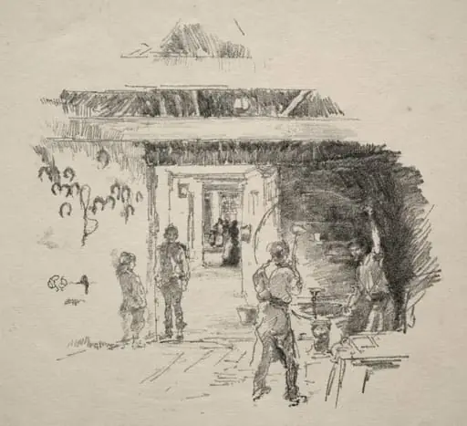 The Tyresmith, by James McNeill Whistler