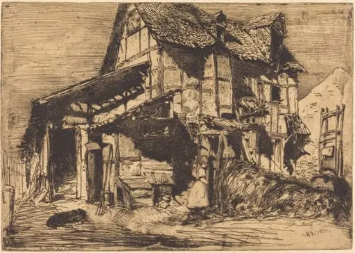 The Unsafe Tenement, by James McNeill Whistler