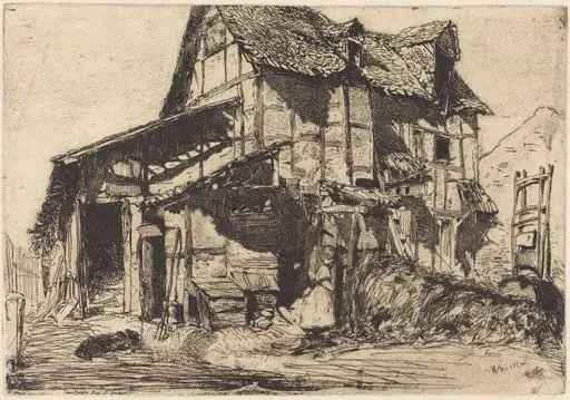 The Unsafe Tenement, by James McNeill Whistler