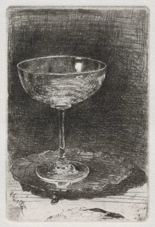 The Wine Glass, by James McNeill Whistler, 1858