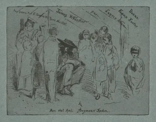 Title Page for "Douze Eaux Fortes d'après Nature", by James McNeill Whistler