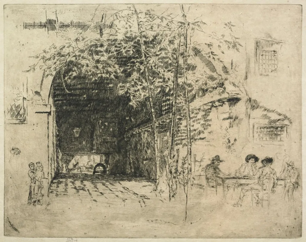 Traghetto, No. 2, by James McNeill Whistler, 1880