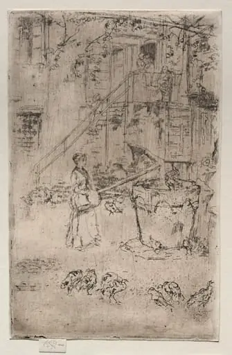 Turkeys, by James McNeill Whistler
