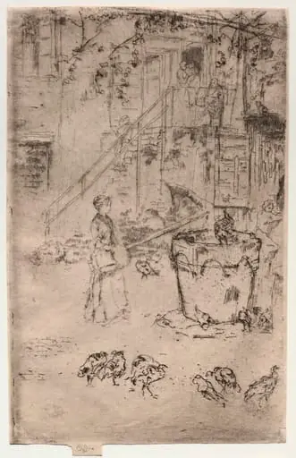 Turkeys, by James McNeill Whistler