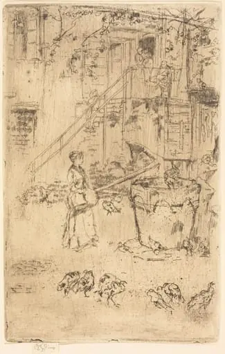 Turkeys, by James McNeill Whistler