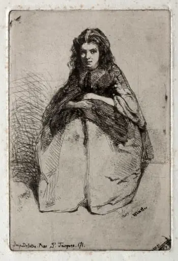 Twelve Etchings from Nature: Fumette, by James McNeill Whistler