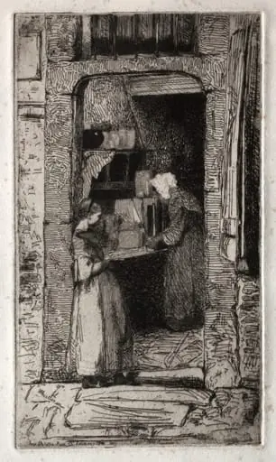 Twelve Etchings from Nature:  La Marchande de Moutarde, by James McNeill Whistler