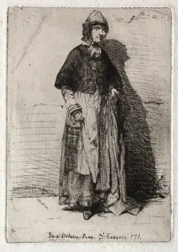 Twelve Etchings from Nature:  La Mère Gérard, by James McNeill Whistler