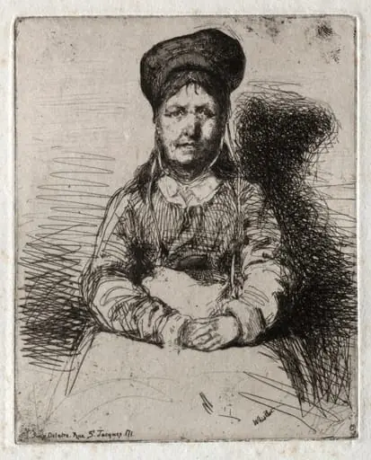 Twelve Etchings from Nature: La Rétameuse, by James McNeill Whistler