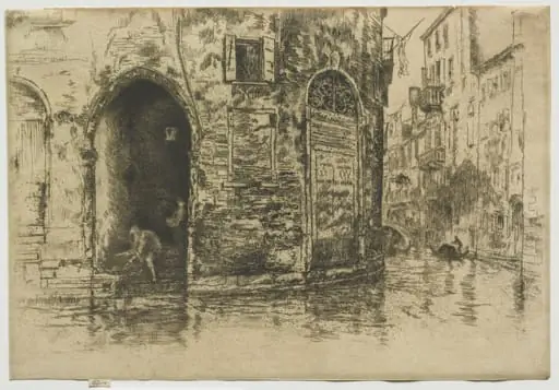 Two Doorways, by James McNeill Whistler