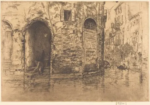 Two Doorways, by James McNeill Whistler