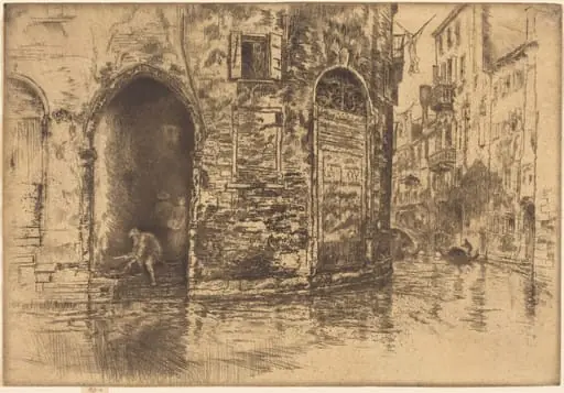 Two Doorways, by James McNeill Whistler