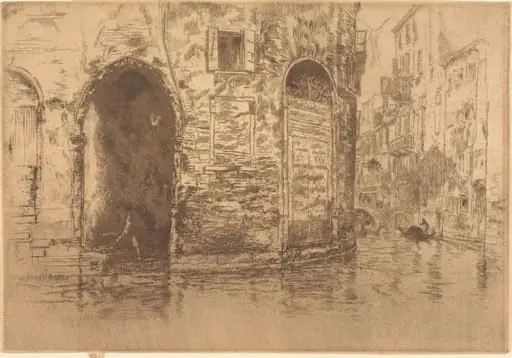 Two Doorways, by James McNeill Whistler