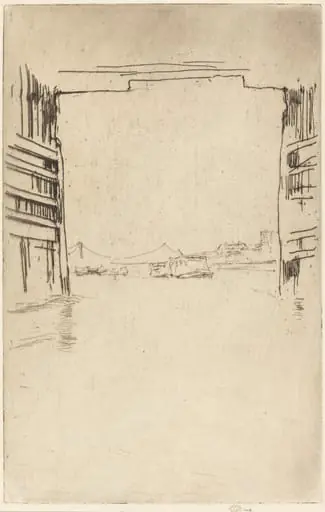 Under Old Battersea Bridge, by James McNeill Whistler