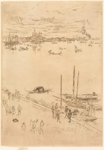 Upright Venice, by James McNeill Whistler
