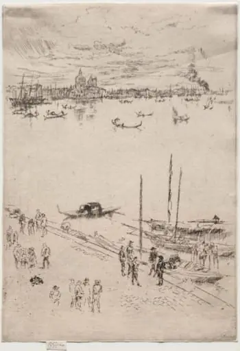 Upright Venice, by James McNeill Whistler