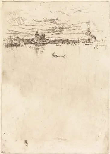 Upright Venice, by James McNeill Whistler