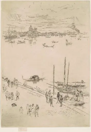 Upright Venice, by James McNeill Whistler