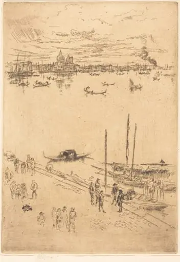 Upright Venice, by James McNeill Whistler