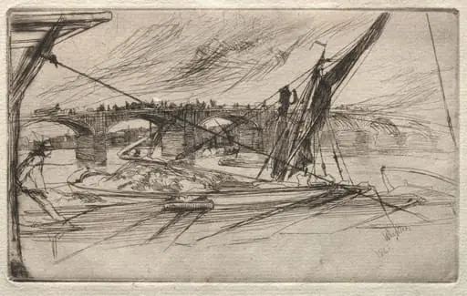 Vauxhall Bridge, by James McNeill Whistler