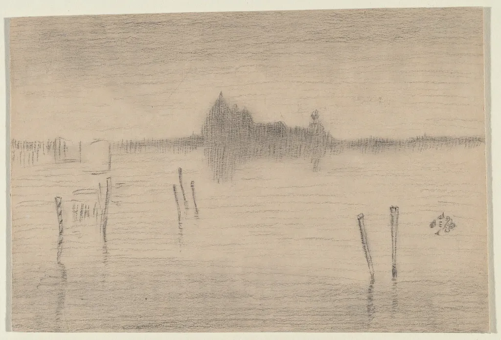 Venice, by James McNeill Whistler, crayon, 1801