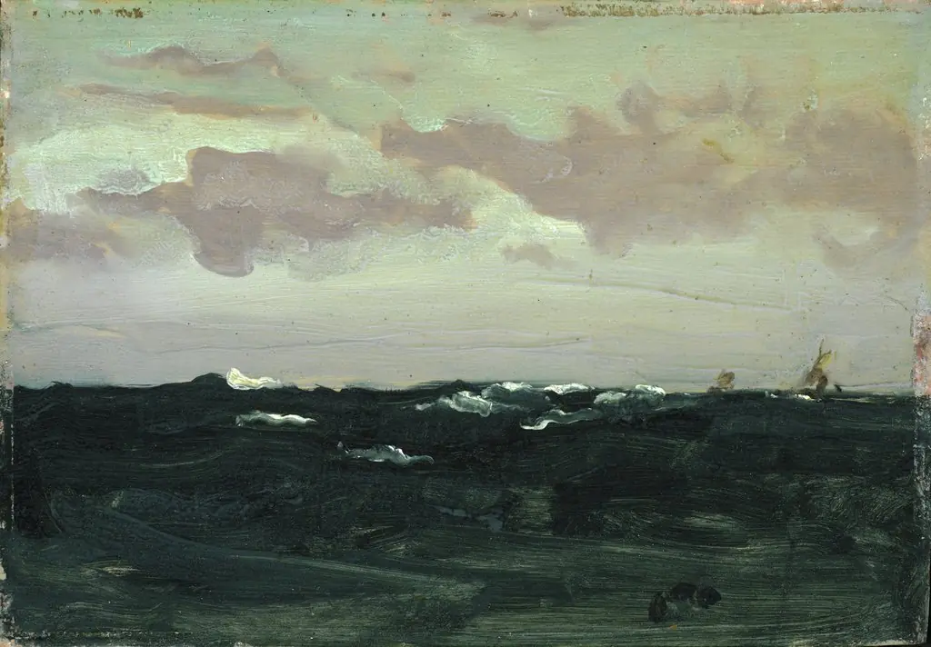 Violet and Blue: Among the Rollers, by James McNeill Whistler