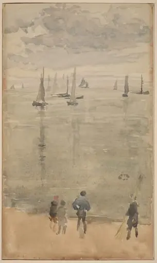Violet [Note?]...The Return of the Fishing Boats, by James McNeill Whistler