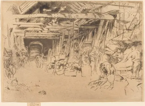 Wheelwright, by James McNeill Whistler