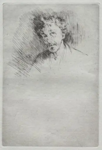 Whistler with the White Lock, by James McNeill Whistler