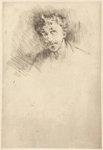 Whistler with the White Lock, by James McNeill Whistler