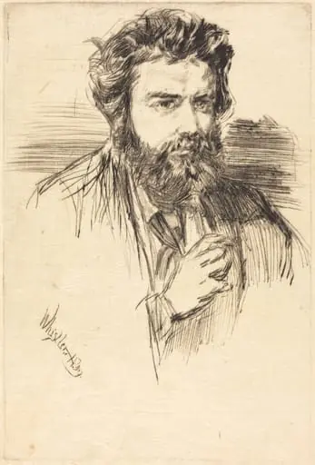 Z. Astruc, Editor of _L'Artiste_, by James McNeill Whistler
