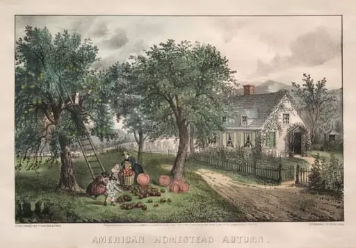 American Homestead, by James Merritt Ives