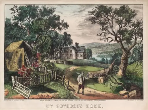 My Boyhood's Home, by James Merritt Ives