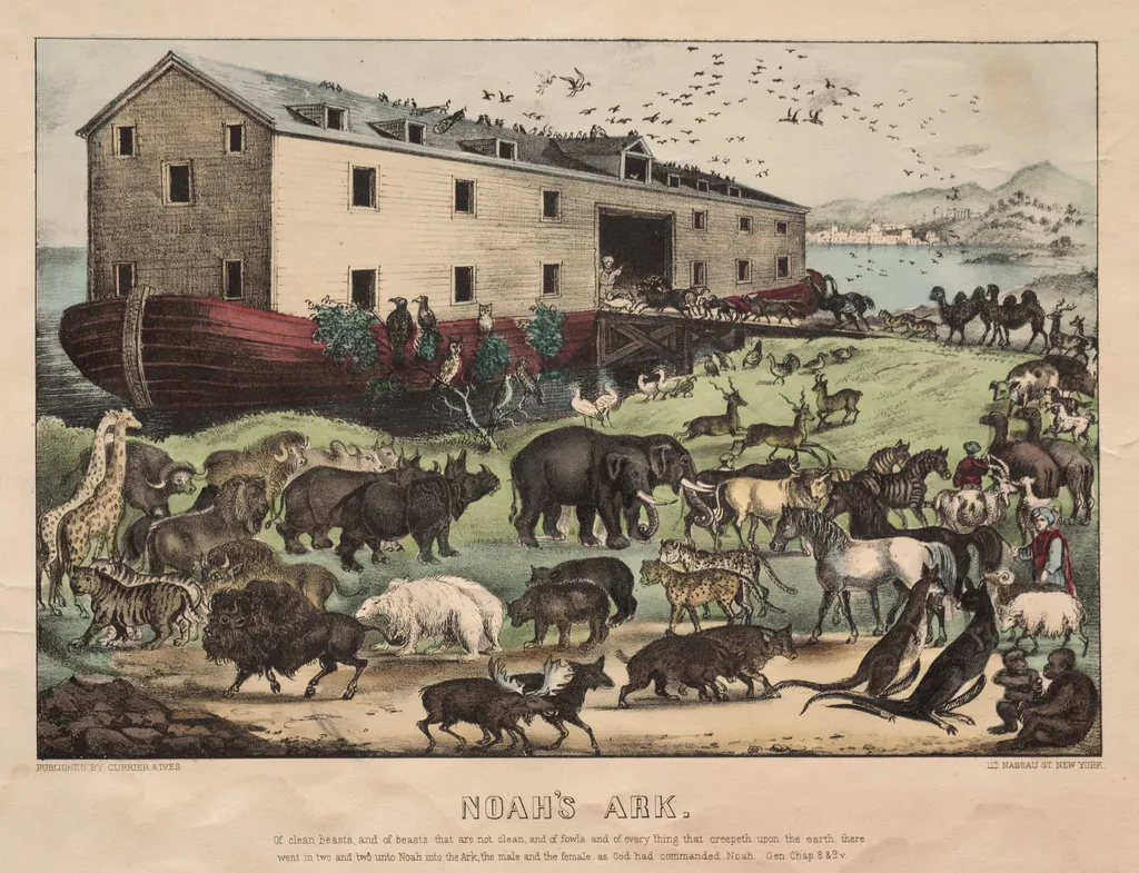 Noah's Ark, by James Merritt Ives, 1864