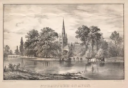 Stratford on Avon, by James Merritt Ives