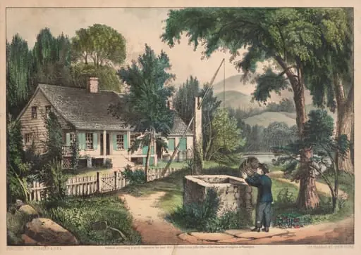 The Old Oaken Bucket, by James Merritt Ives
