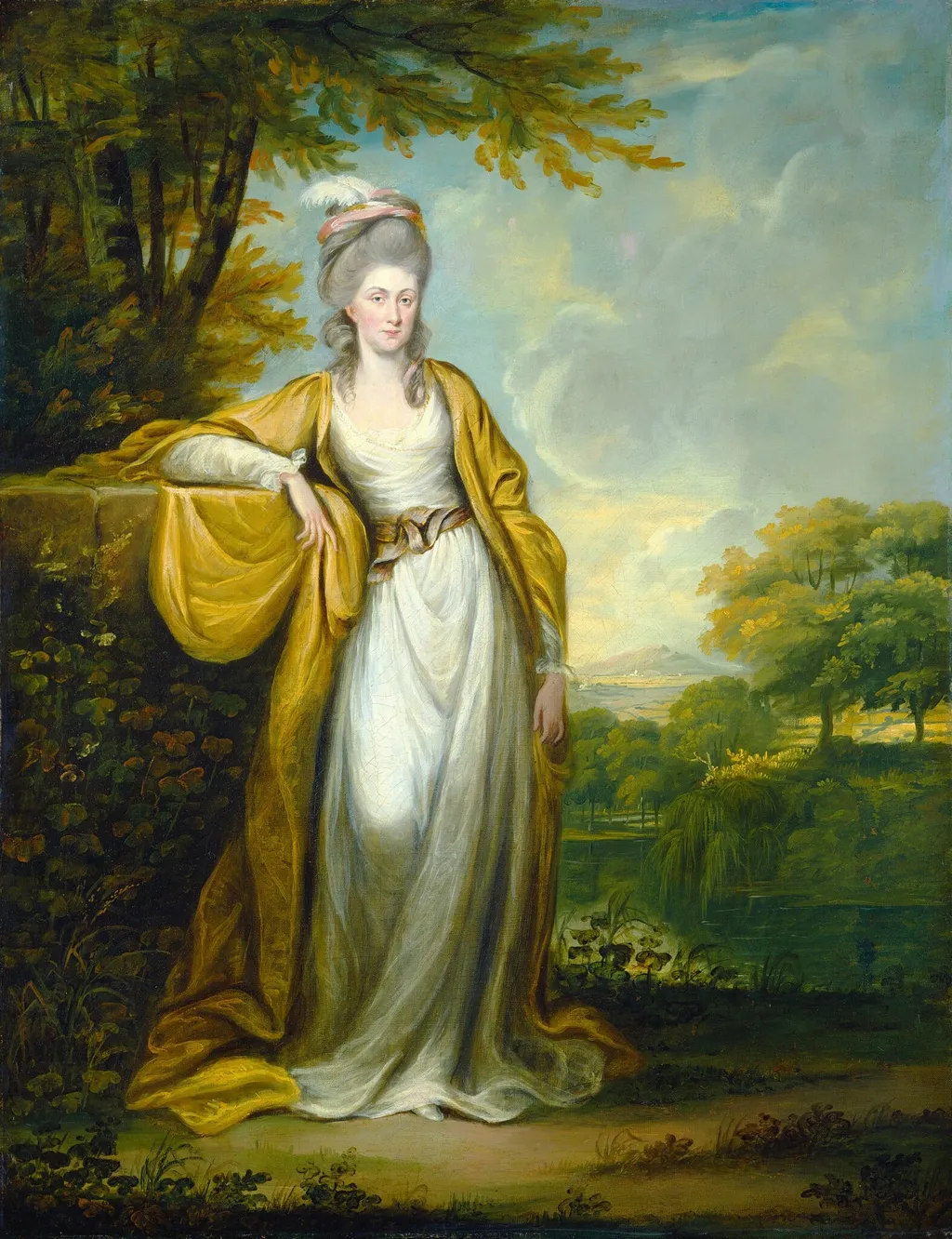Lady Algernon Percy, by James Millar, oil, 1778