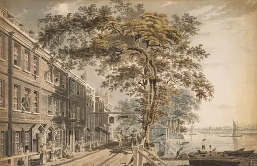Cheyne Walk, Chelsea, by James Miller