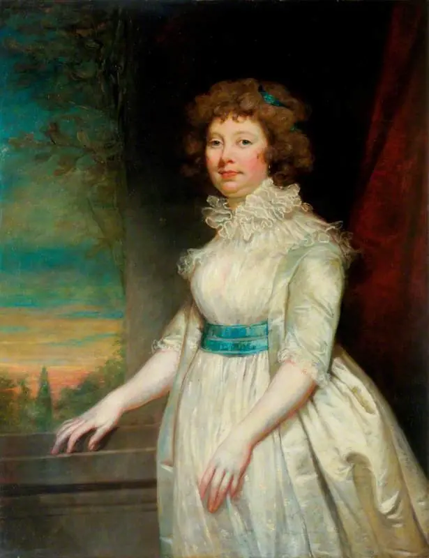Portrait of a Lady Wearing a White Dress, by James Northcote