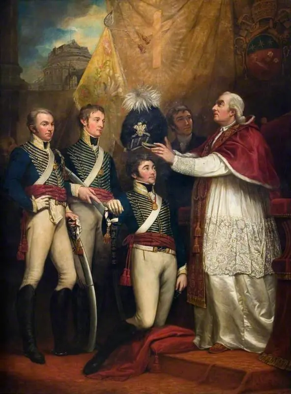 The Presentation of British Officers to Pope Pius VI, 1794, by James Northcote