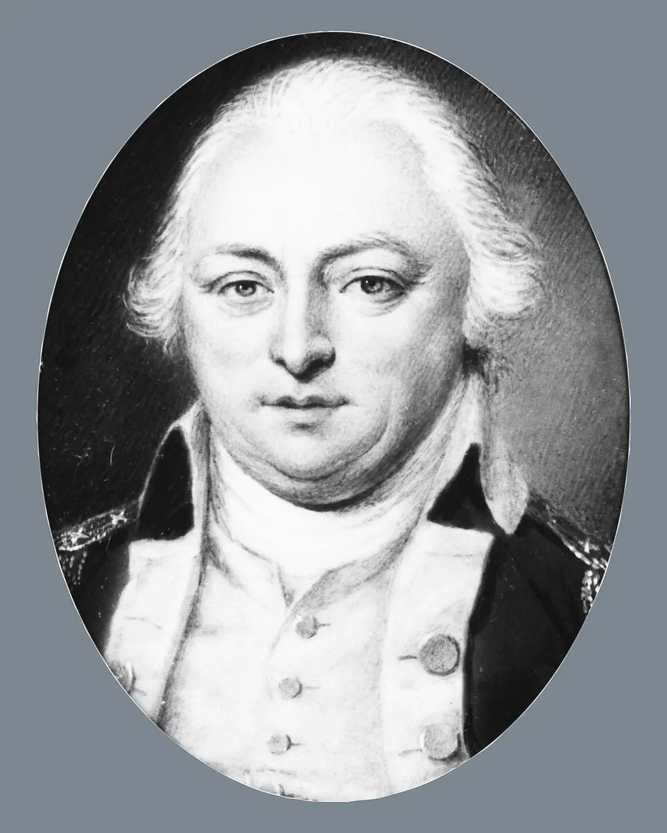 Benjamin Lincoln, by James Peale, watercolor, 1794