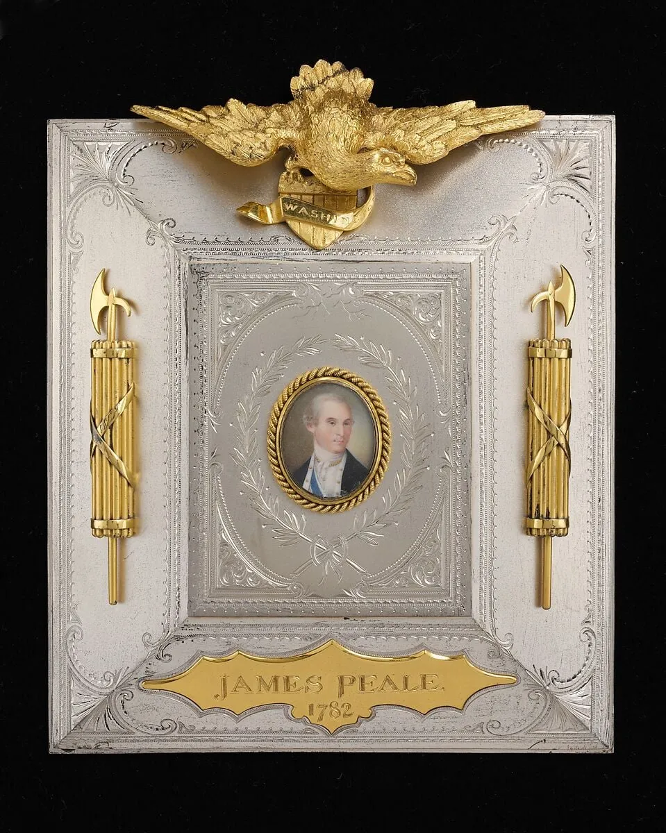 George Washington, by James Peale, watercolor, 1782