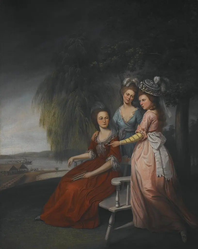 The Ramsay-Polk Family at Carpenter's Point, Cecil County, Maryland, by James Peale