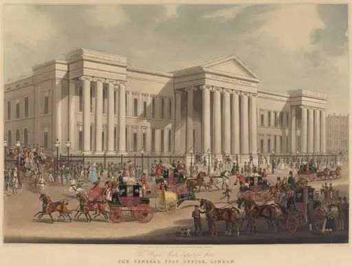 The Royal Mails Departure from the General Post Office, London, by James Pollard