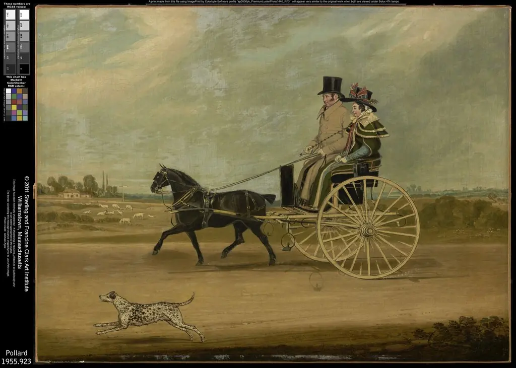 Tom Thumb with Peter Brown and His Wife in a Gig, by James Pollard